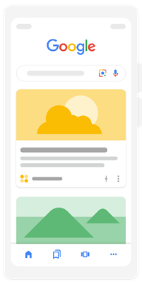 Google discover image layout